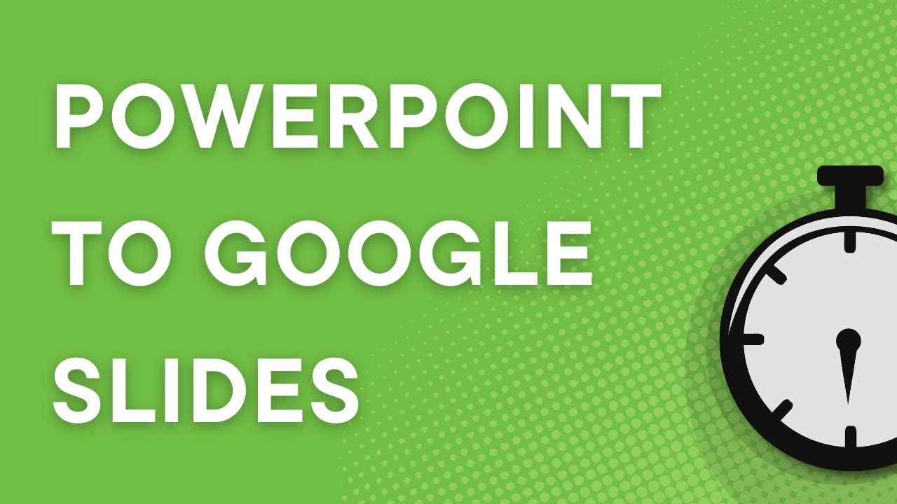 Convert PowerPoint .PPTX to Google Slides, step by step