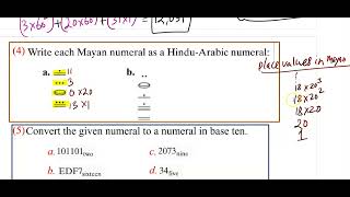 Mayan to Hindu Arabic