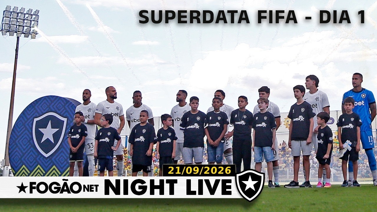 NIGHT LIVE | Lonier é cedido à NFL, e Botafogo vai treinar no Nilton Santos e na Urca durante data Fifa