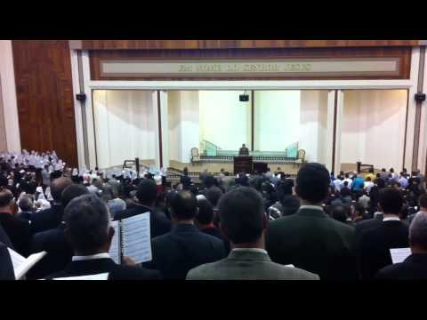 Ensaio Regional CCB Portão 25/03/2012 - Hino de abertura