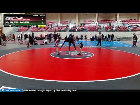 67-69 Lbs Round 1 - Andylyn Allen, Smoky Mountain Youth Wrestling Vs Nolan Stallsworth, North Caro