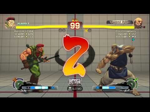 USFIV~ Gouken (ProudStrawberry) vs.  Rolento (Random ri 1984) HD