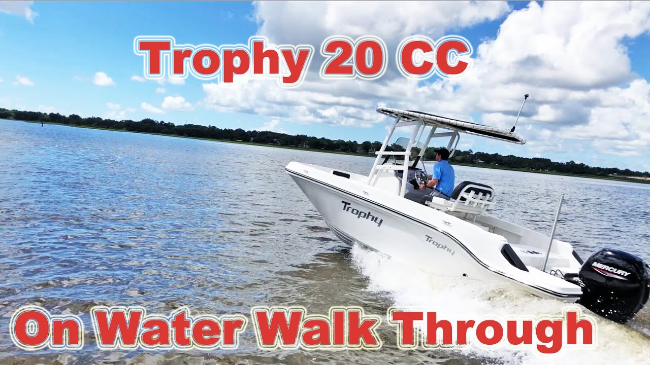Обзор катера 2021 Bayliner Trophy 20 CC на воде 