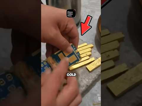 ⛏️Here's How to Extract Gold from Electronic Scrap⛏️