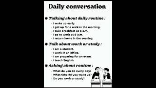 Download lagu Daily conversation in English mp3 Download lagu Daily conversation in English mp3