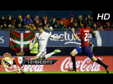 Osasuna vs Real Madrid 1-3  - Goals &  Highlights (Spain La Liga) 2017/02/11 HD