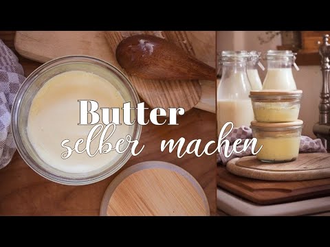 Make butter quickly and easily yourself - 2 variants cream & raw milk
