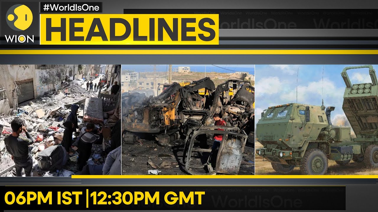 Gaza Health Ministry: 17 Killed In 24 Hours | Israel Strikes Lebanon: 7 Injured | WION Headlines