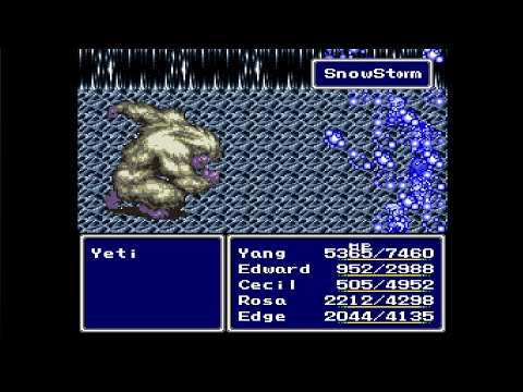 FF4 Ultima - Part 33 - Yeti in the Ice Cave