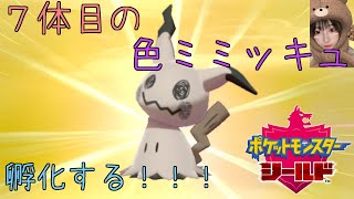 【ポケモン剣盾】剣盾初の色違い孵化！一発目はやっぱミミッキュから【初見さん歓迎】【女性実況】