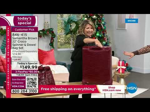 HSN | Samantha Brown Luggage Collection 10.06.2023 - 06 AM