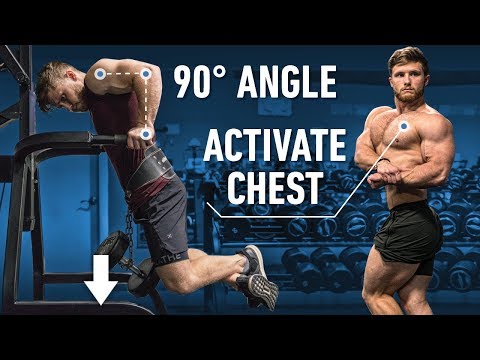 How To Do Dips For A Bigger Chest and Shoulders (Fix Mistakes!) Video