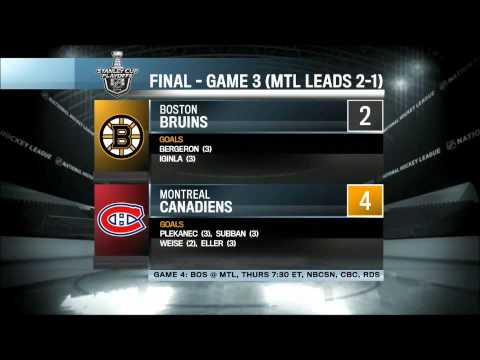 Bruins vs Canadiens Game 3-4 Playoff 2014