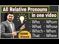 Relative Pronouns in detail #Relative pronouns who, whom, which, whose and that