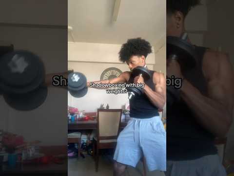 How to shadowbox with weights