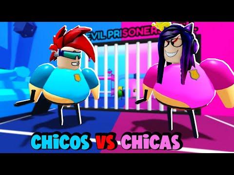 We escaped from the BOYS vs. GIRLS prison in Roblox | Kori