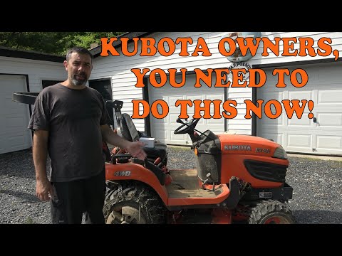 Own A Kubota BX? DO THIS NOW! It could save you a fortune.