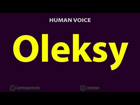 How To Pronounce Oleksy
