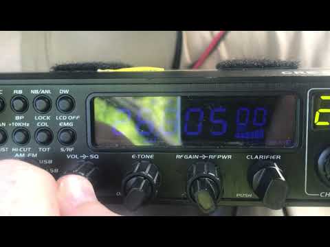 26.805 MHz AM Free Band CB Radio Signals “Low Channels” or “Band C” 11 Meter Band Comms 13 July 2021