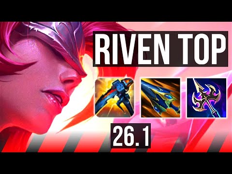 RIVEN vs FIORA (TOP) | 41K damage | NA Challenger | 26.1