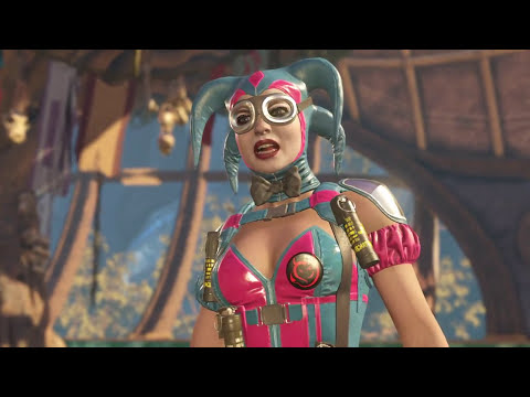 Injustice 2 - Harleyquinn's Mirror Match. Intro & Clash Gameplay Lvl 20