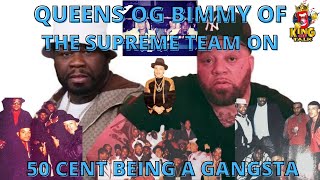 QUEENS NY OG BIMMY FROM SUPREME TEAM... ON 50 CENT BEING A REAL GANGSTA #SHORTS