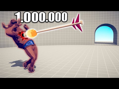 1.000.000 DAMAGE FIRE ARCHER vs UNITS - TABS | Totally Accurate Battle Simulator 2023