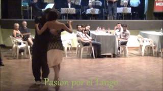 ANITA ESCOBAR y FERNANDO GORDILLO bailando MARION con la SANS SOUCI y EL CHINO en el NUEVO PISOTÓN