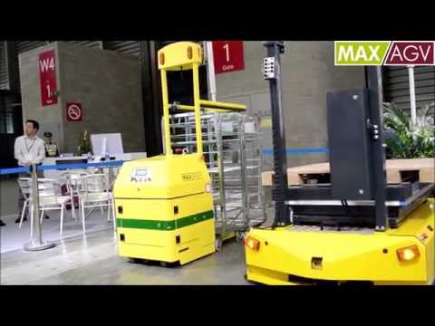 MAXAGV Automated Guided Vehicle - CeMAT Exhibition 2015 (Shanghai)