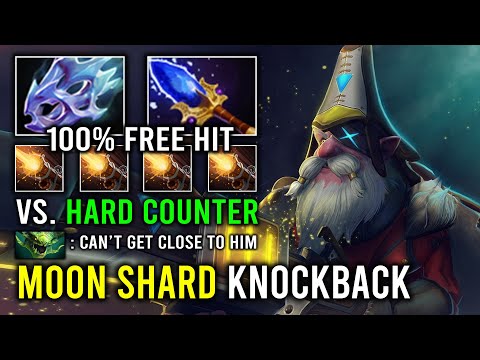 How to Play Sniper Against Hard Counter 100% Free Hit Moon Shard Knockback Max Speed Dota 2