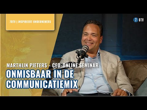 Marthijn Pieters — CEO Marthijn Pieters (Online Seminar): ‘Webinars: nu écht bo