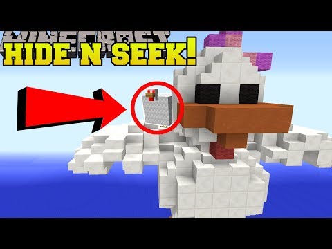 Minecraft: FAT CHICKENS HIDE AND SEEK!! - Morph Hide And Seek - Modded Mini-Game