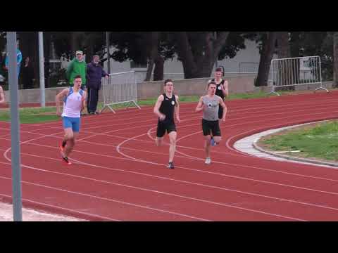 400m [Ž], JUNIORI, IV. skupina, Sven Cepuš i Jakov Vuković - Zimsko PH u trčanjima 2018
