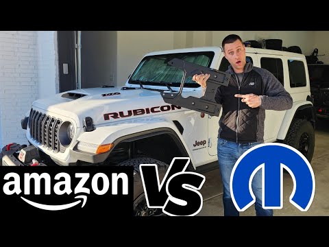$80 CHEAP AMAZON Jeep Wrangler JL Rubicon Mopar Tailgate Reinforcement and Install How To