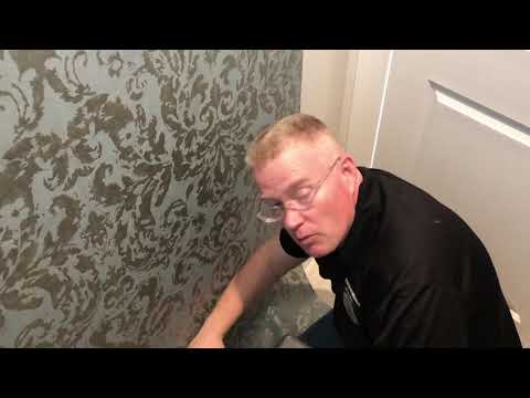 How To Install a Difficult Phillip Jeffries Wallpaper Installation (Part 2of 2) - Spencer Colgan