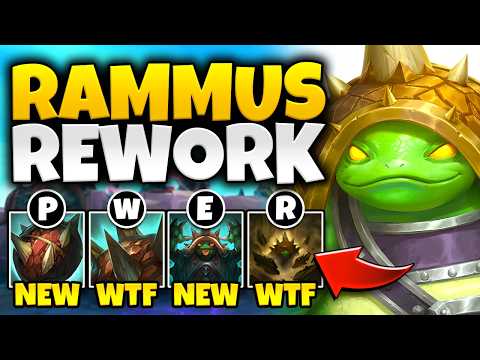 THIS RAMMUS REWORK CHANGES EVERYTHING! RIOT CREATED A MONSTER! (HE SCALES WITH MR NOW)