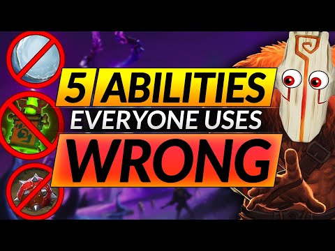 5 Abilities EVERYONE USES WRONG - Do THIS to RANK UP INSTANTLY - Tips and Tricks - Dota 2 Guide