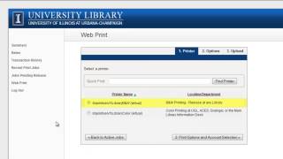 Library Laptop Printing