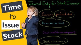 Journal Entry for Stock Issuance