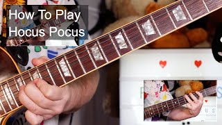 'Hocus Pocus' Focus Guitar & Bass Lesson