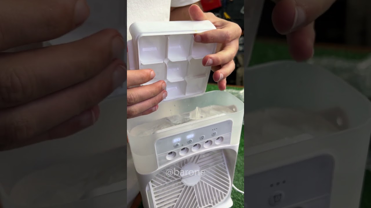 Testei o ventilador DE GELO que se transforma num AR CONDICIONADO!! 🥶