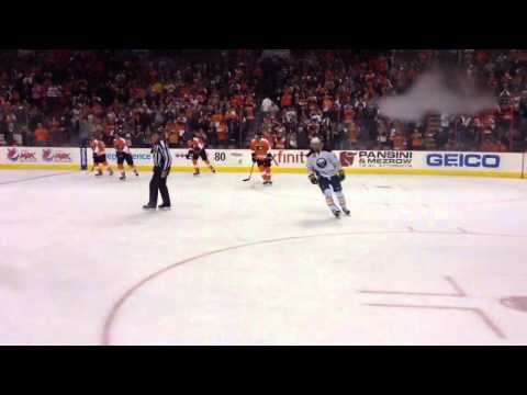 Brayden Schenn goal vs Buffalo Sabres 4/6/14