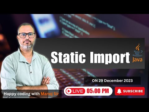 16 2 Static Import In Java Import Statement In Java Happy Coding