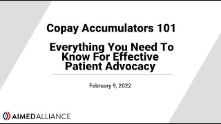 Copay Accumulators 101 – Everything You Need to Know for Effective Patient Advocacy