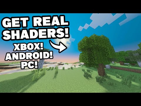 NEW How To Get REAL SHADERS On Minecraft Xbox, Android, and PC For Preview! Render Dragon Shaders!