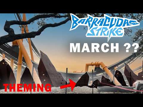 OPENING DATE ANNOUNCED Barracuda Strike SeaWorld San Antonio Construction Update 2-8-2026