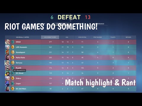 Valorant: Unfair match highlight & Rant [RIOT DEVS DO SOMETHING]
