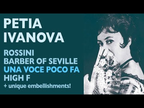 Glass Shatterers! Petia Ivanova - Rossini: BARBER OF SEVILLE, Una voce poco fa, 1965 High F