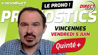 emission video des courses turf pmu du Vendredi 5 juin 2026