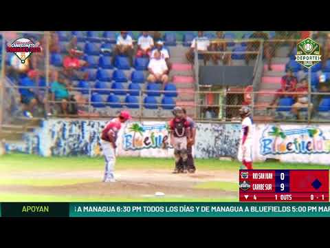 JUEGO #2    U23- CARIBE SUR  🆚 RIO SAN JUAN - DESDE BLUEFIELDS